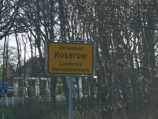 Orsteingang Koserow